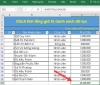 Cách tính tổng giá trị danh sách đã lọc trong Excel